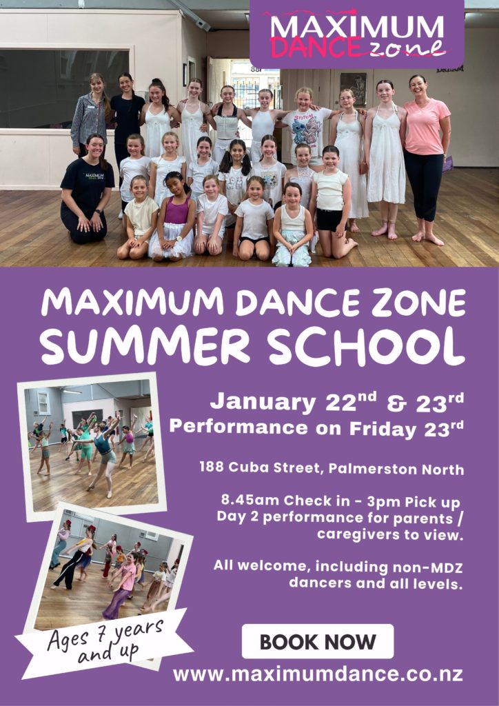 Summer School on Thursday 23rd & Friday 24th of January. $60 for 1 day, $100 for 2 days.